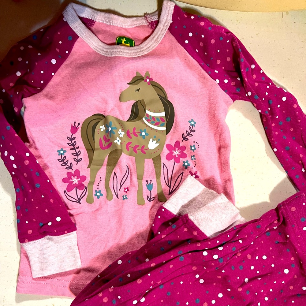 John Deere girls pajamas